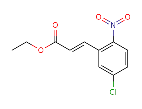 5-chloro-2-nitro-cinnamic acid ethyl ester