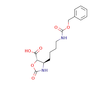 (4R,5S)-4-<4-<(benzyloxycarbonyl)amino>butanoyl>-2-oxo-5-oxazolidinecarboxylic acid