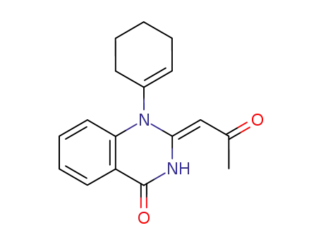 2-acetonylidene-1-(1-cyclohexenyl)-1,2,3,4-tetrahydroquinazolin-4-one