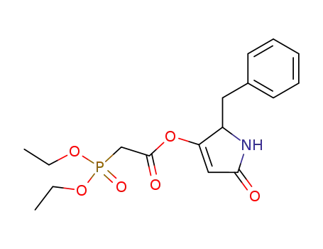 (Diethoxy-phosphoryl)-acetic acid 2-benzyl-5-oxo-2,5-dihydro-1H-pyrrol-3-yl ester