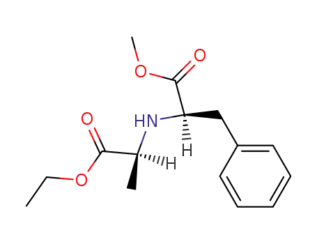 (2R,1'S)-N-<1-(Ethoxycarbonyl)ethyl>phenylalanin-methylester