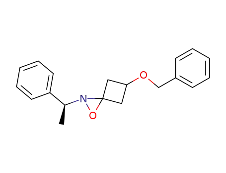 5-phenylmethyloxy-2-(1'-phenylethyl)-1-oxa-2-azaspiro<2.3>hexane
