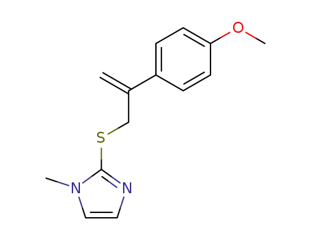 1H-Imidazole, 2-[[2-(4-methoxyphenyl)-2-propenyl]thio]-1-methyl-
