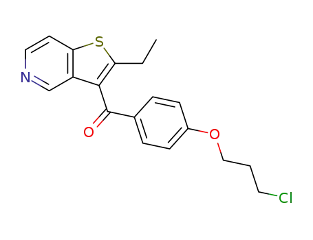 Methanone,
[4-(3-chloropropoxy)phenyl](2-ethylthieno[3,2-c]pyridin-3-yl)-