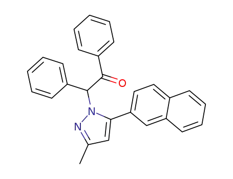 2-<3-methyl-5-(2-naphthyl)-1-pyrazolyl>-2-phenylacetophenone