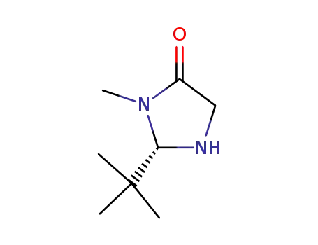 Molecular Structure of 101143-57-1 (2-tert-butyl-3-MethyliMidazolidin-4-one)
