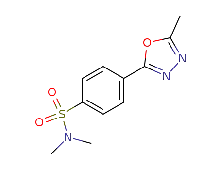 Benzenesulfonamide, N,N-dimethyl-4-(5-methyl-1,3,4-oxadiazol-2-yl)-