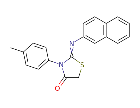 2-β-Naphthylimino-3-p-tolyl-4-thiazolidinone