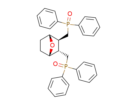 Molecular Structure of 133814-14-9 (Phosphine oxide,
[7-oxabicyclo[2.2.1]heptane-2,3-diylbis(methylene)]bis[diphenyl-,
(2-endo,3-exo)-)