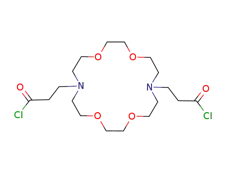 3-[16-(2-Chlorocarbonyl-ethyl)-1,4,10,13-tetraoxa-7,16-diaza-cyclooctadec-7-yl]-propionyl chloride