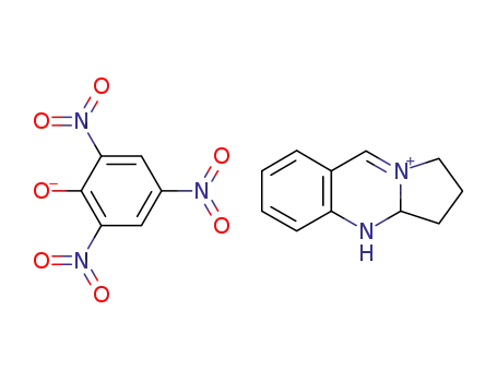 Molecular Structure of 89140-13-6 (2,3-trimethylene-1,2-dihydroquinazolinium picrate)