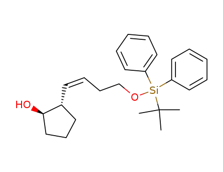 Cyclopentanol, 2-[4-[[(1,1-dimethylethyl)diphenylsilyl]oxy]-1-butenyl]-,
trans-
