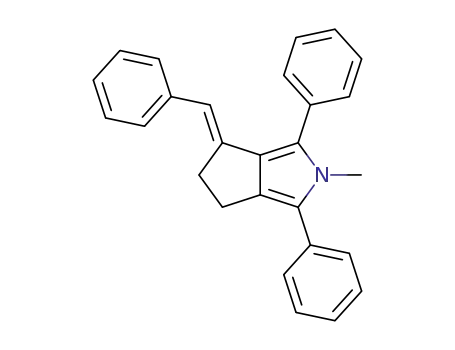 (4E)-5,6-Dihydro-2-methyl-1,3-diphenyl-4-phenylmethylen-4H-cyclopenta<c>pyrrol