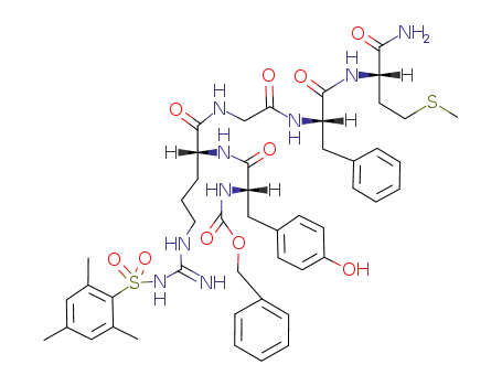 Z-Tyr-D-Arg(Mts)-Gly-Phe-Met-NH<sub>2</sub>