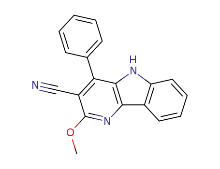 4-phenyl-2-methoxy-3-cyano-δ-carboline