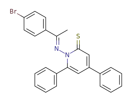 1-[1-(4-Bromo-phenyl)-eth-(E)-ylideneamino]-4,6-diphenyl-1H-pyridine-2-thione