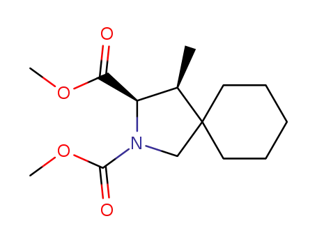 2-Azaspiro[4.5]decane-2,3-dicarboxylic acid, 4-methyl-, dimethyl ester,
cis-