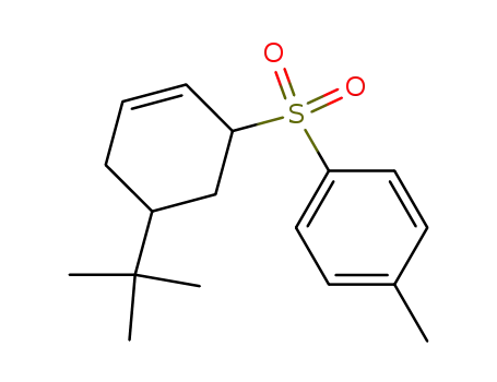 Molecular Structure of 114021-70-4 (Benzene, 1-[[5-(1,1-dimethylethyl)-2-cyclohexen-1-yl]sulfonyl]-4-methyl-,
cis-)
