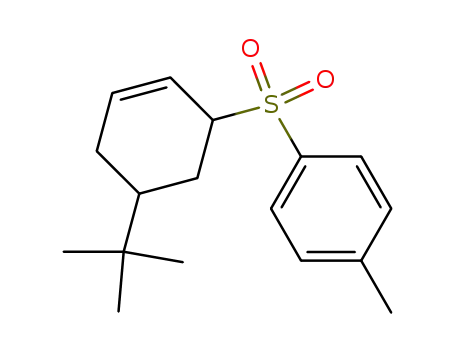 Benzene, 1-[[5-(1,1-dimethylethyl)-2-cyclohexen-1-yl]sulfonyl]-4-methyl-,
cis-