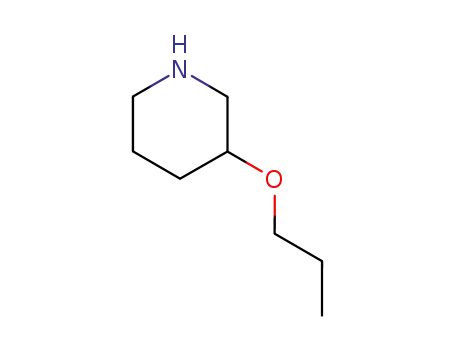 Molecular Structure of 89122-72-5 (3-PROPOXY-PIPERIDINE)
