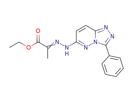 1-(1-ethoxycarbonylethylene)-2-(3-phenyl-1,2,4-triazolo<4,3-b>pyridazinyl-6)-hydrazine