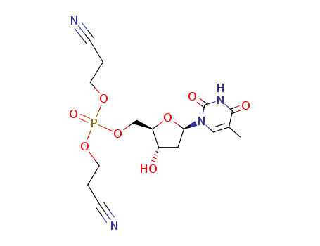5'-Thymidylic acid, bis(2-cyanoethyl) ester
