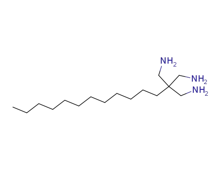 Molecular Structure of 88989-29-1 (1,3-Propanediamine, 2-(aminomethyl)-2-dodecyl-)