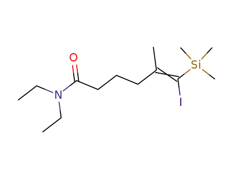 5-Hexenamide, N,N-dimethyl-6-iodo-5-methyl-6-(trimethylsilyl)-