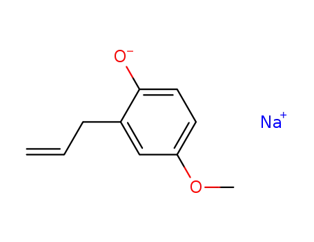 Molecular Structure of 118537-90-9 (Sodium; 2-allyl-4-methoxy-phenolate)