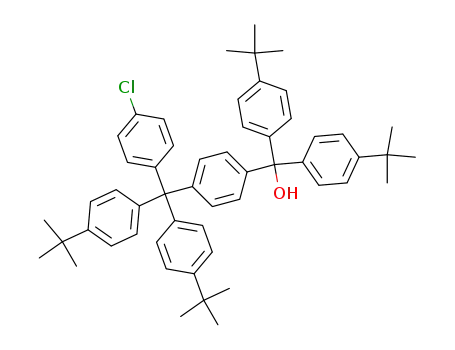 {4-[Bis-(4-tert-butyl-phenyl)-(4-chloro-phenyl)-methyl]-phenyl}-bis-(4-tert-butyl-phenyl)-methanol