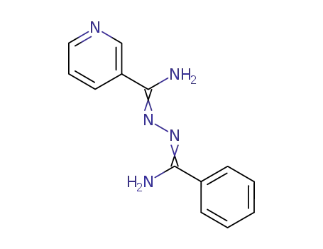 Molecular Structure of 14157-55-2 (N<sup>1</sup>-(α-Aminobenzyliden)-3-pyridincarboxamidrazon)