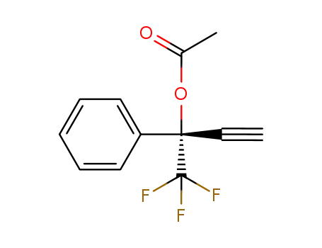 (+)-1,1,1-trifluoro-2-phenylbut-3-yn-2-yl acetate