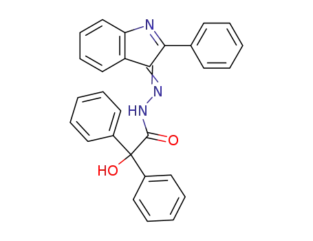 2-phenyl-3H-indolidenehydrazide of benzilic acid
