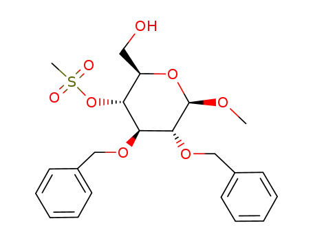 Methanesulfonic acid (2R,3R,4R,5R,6R)-4,5-bis-benzyloxy-2-hydroxymethyl-6-methoxy-tetrahydro-pyran-3-yl ester