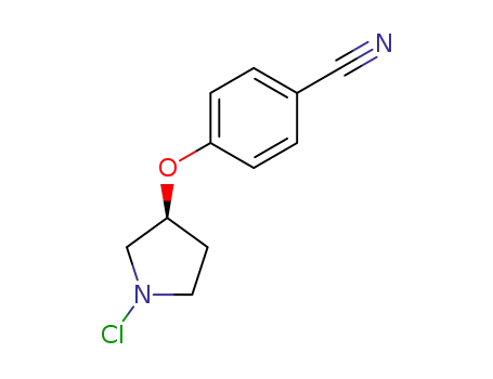 4-((S)-1-Chloro-pyrrolidin-3-yloxy)-benzonitrile