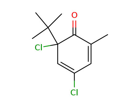 2,4-Cyclohexadien-1-one, 4,6-dichloro-6-(1,1-dimethylethyl)-2-methyl-