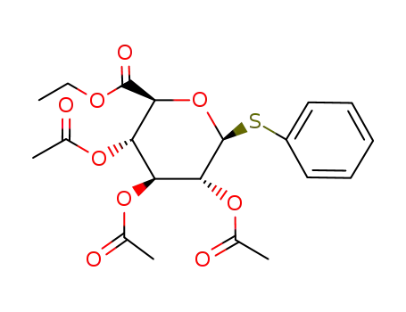 .beta.-D-글루코피라노시두론산, 페닐 1-티오-, 에틸 에스테르, 트리아세테이트