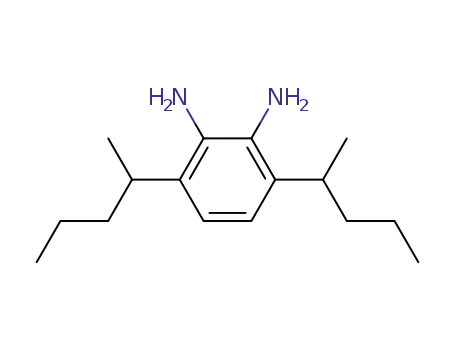 1,2- 벤젠 디아민, 3,6- 비스 (1- 메틸 부틸)-