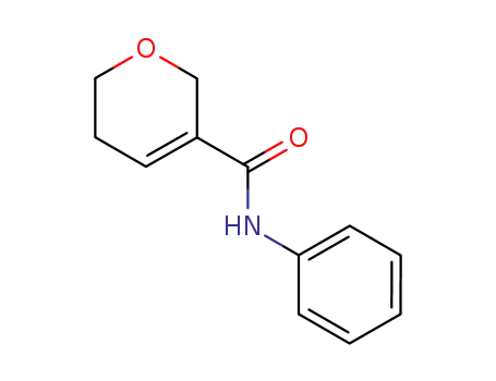 Molecular Structure of 111947-64-9 (2H-Pyran-3-carboxamide, 5,6-dihydro-N-phenyl-)