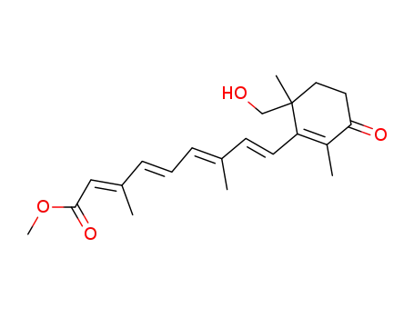 (2E,4E,6E,8E)-9-(6-Hydroxymethyl-2,6-dimethyl-3-oxo-cyclohex-1-enyl)-3,7-dimethyl-nona-2,4,6,8-tetraenoic acid methyl ester