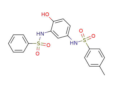 N-(3-Benzenesulfonylamino-4-hydroxy-phenyl)-4-methyl-benzenesulfonamide