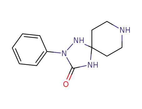 2-phenyl-1,2,4,8-tetraazaspiro<4.5>decan-3-one