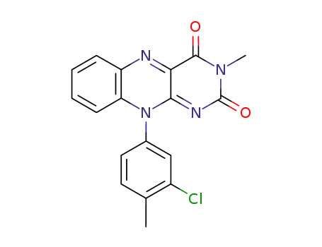 Benzo[g]pteridine-2,4(3H,10H)-dione,
10-(3-chloro-4-methylphenyl)-3-methyl-