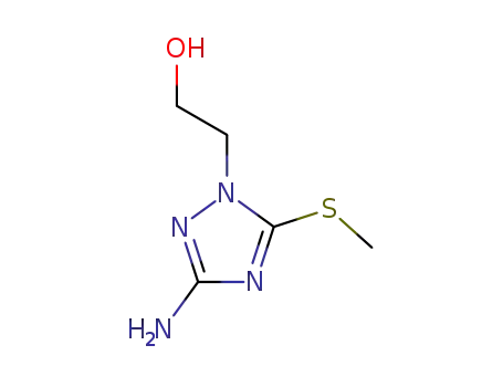 1H-1,2,4-Triazole-1-ethanol, 3-amino-5-(methylthio)-