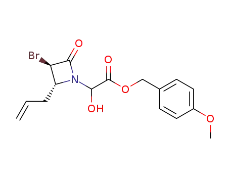 ((2R,3R)-2-Allyl-3-bromo-4-oxo-azetidin-1-yl)-hydroxy-acetic acid 4-methoxy-benzyl ester