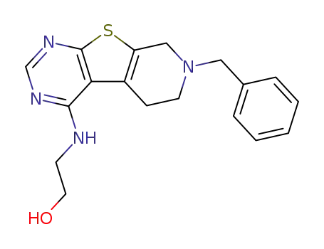 2-(7-Benzyl-5,6,7,8-tetrahydro-pyrido[4',3':4,5]thieno[2,3-d]pyrimidin-4-ylamino)-ethanol