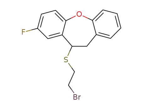 11-(2-Bromo-ethylsulfanyl)-2-fluoro-10,11-dihydro-dibenzo[b,f]oxepine