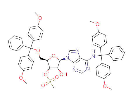 N<sup>6</sup>,O<sup>5</sup>'-bis(4,4'-dimethoxytrityl)-3'-O-mesyladenosine