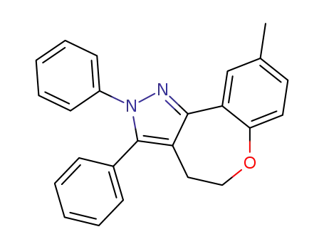 2H-(1)Benzoxepino(5,4-c)pyrazole, 4,5-dihydro-2,3-diphenyl-9-methyl-