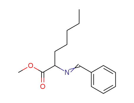 (RS)-2-(Benzylidenamino)heptansaeure-methylester